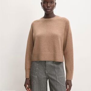 NWT The Cashmere Boxy Crew Sweater